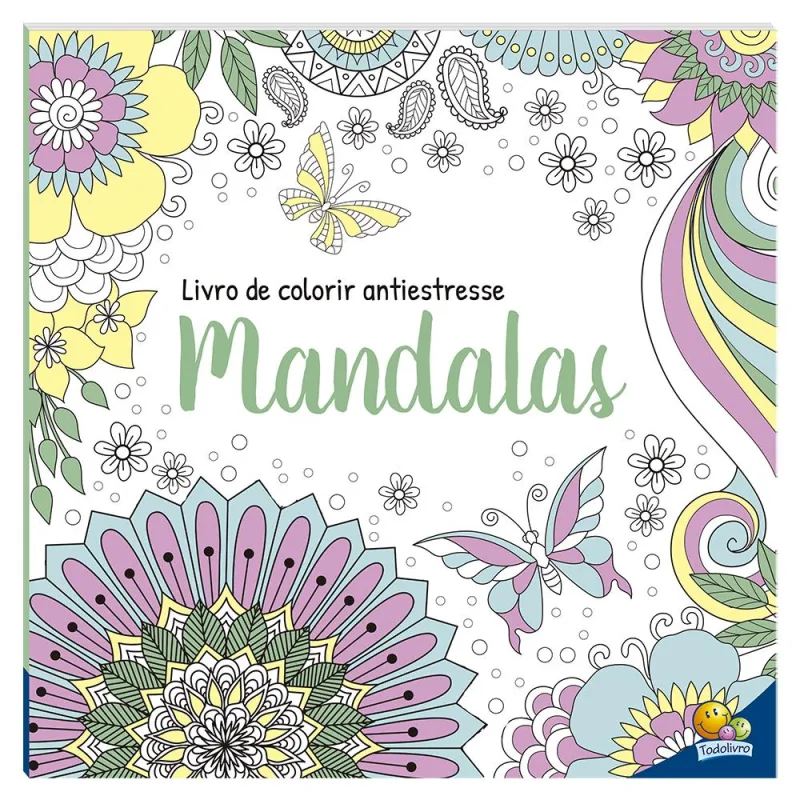 Livro De Colorir Antiestresse: Mandalas Para Relaxar - LC - Livros