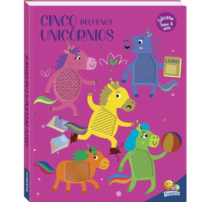 Esconde Esconde Animado! Um Livro Toque E Sinta - Cinco Pequenos Unicórnios - LC - Livros
