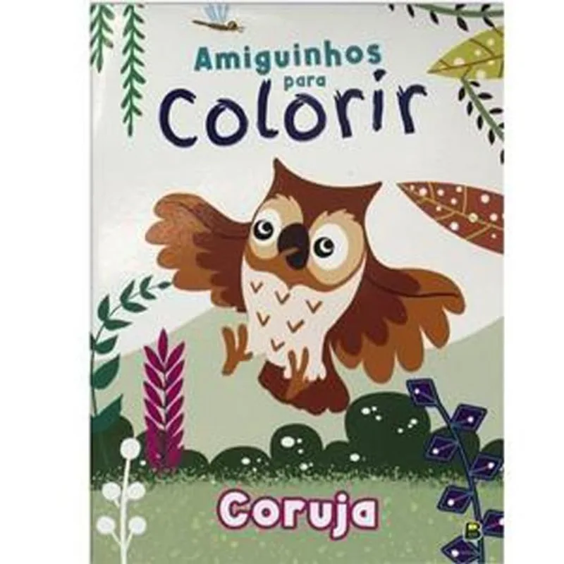 Livro Amiguinhos Para Colorir: Coruja Todolivro (MP)
