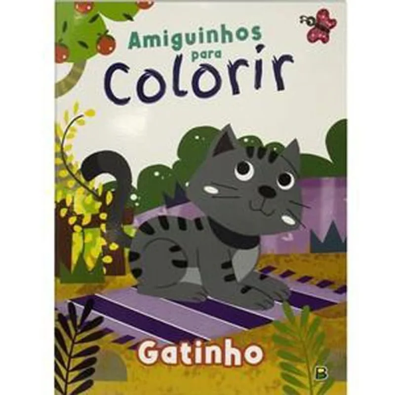 Livro Amiguinhos Para Colorir: Gatinho Todolivro (MP)
