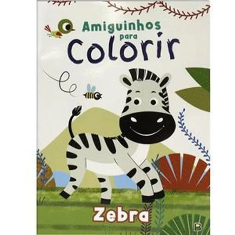 Livro Amiguinhos Para Colorir: Zebra Todolivro (MP)