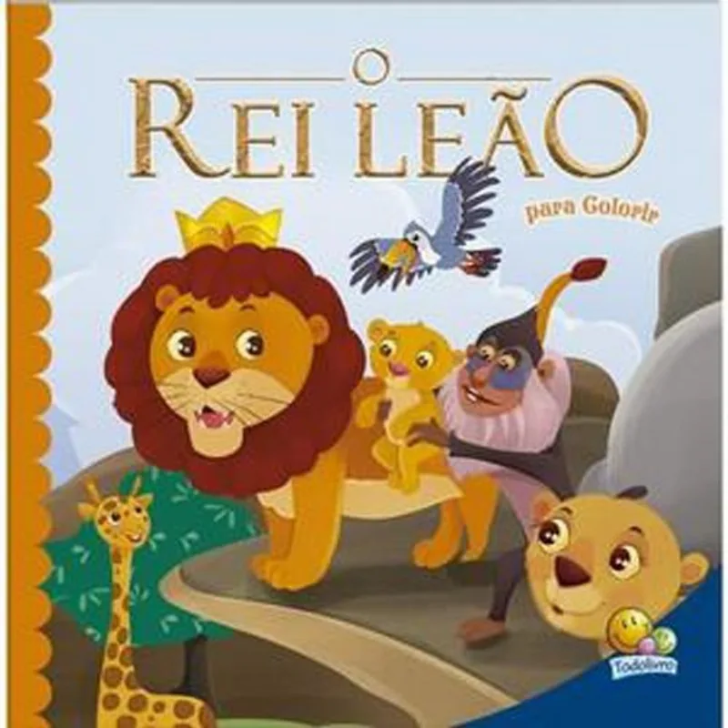 Livro Contos Clássicos Para Colorir: Rei Leão, O Todolivro (MP)