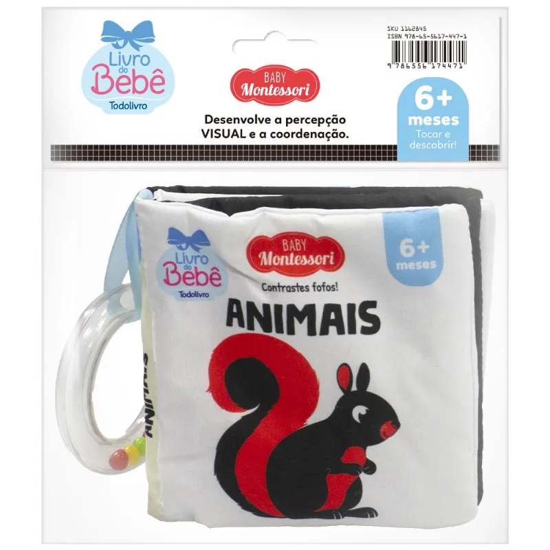 Baby Montessori - Contrastes Fofos! Animais