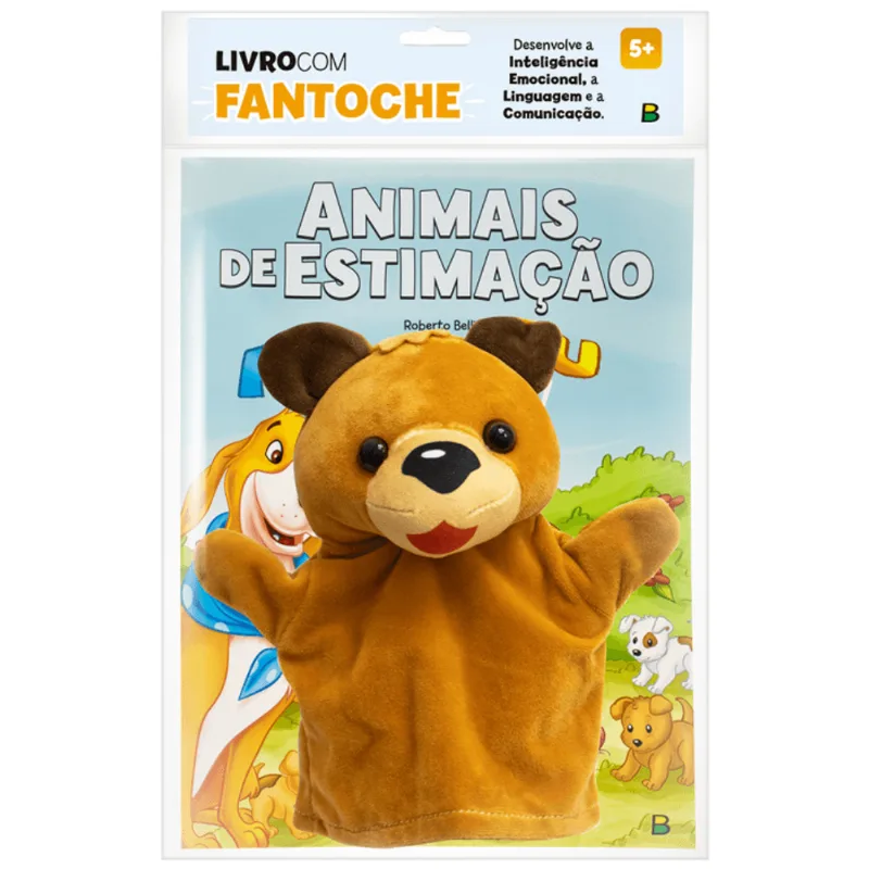 Livro Com Fantoche: Animais De Estimacao