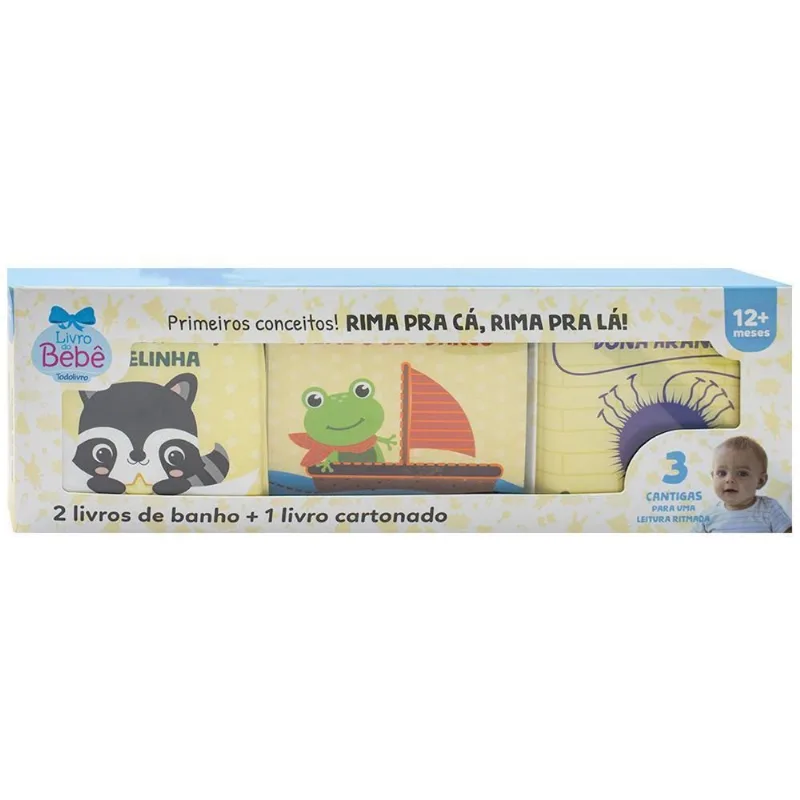 LIVRO PRIMEIROS CONCEITOS: RIMA PRA CÁ, RIMA PRA LÁ (MP) - TODOLIVRO
