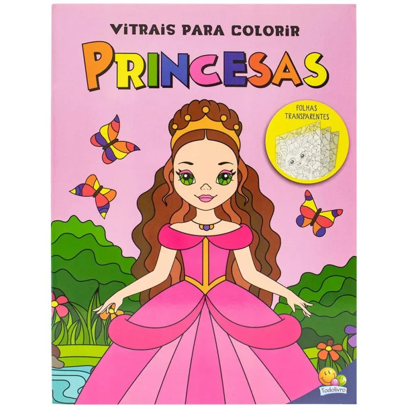 Vitrais Para Colorir - Princesas - LC - Livros