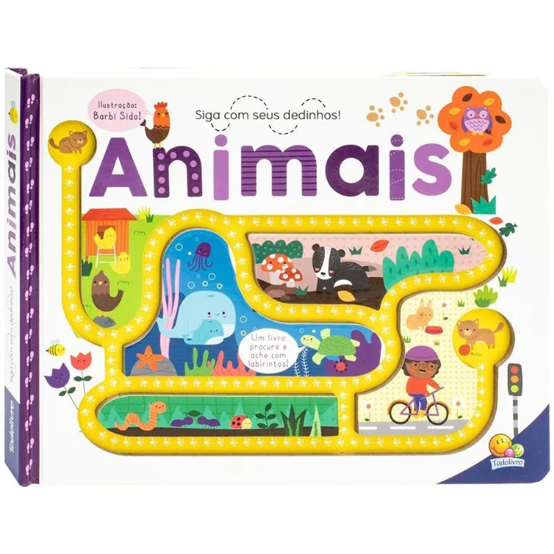LIVRO SIGA COM SEUS DEDINHOS! ANIMAIS (MP) - TODOLIVRO