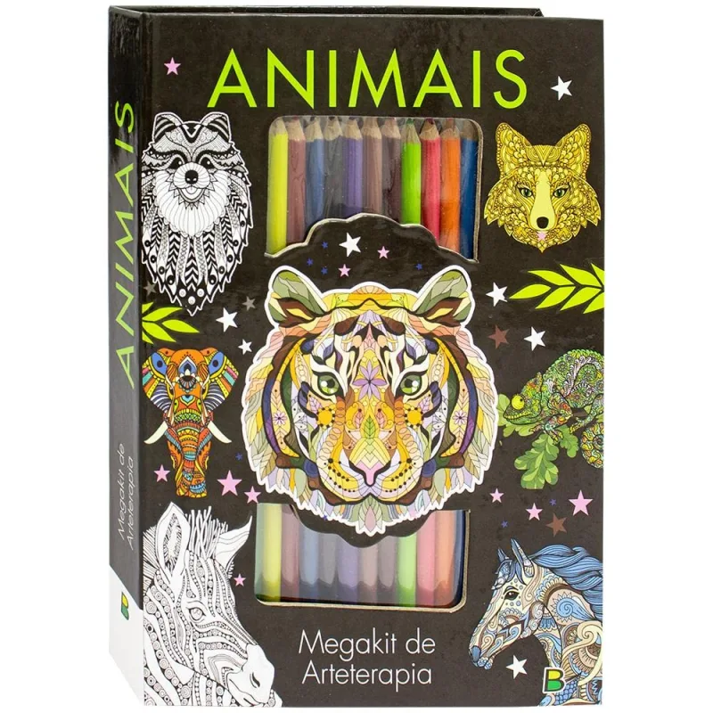 Megakit De Arteterapia: Animais - LC - Livros