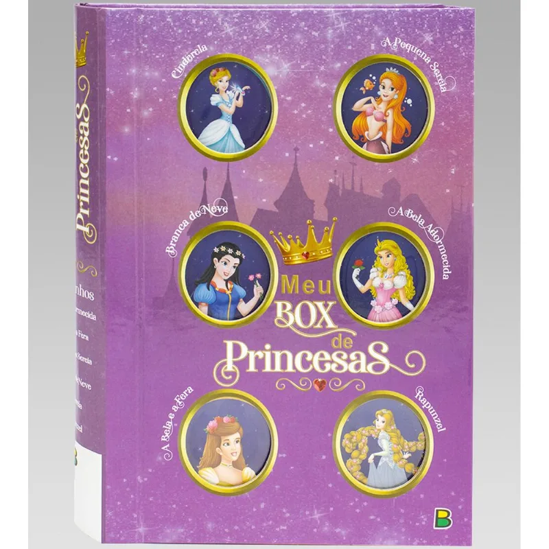 Meu Box de Princesas com 6 Livros Box com 6 unidades