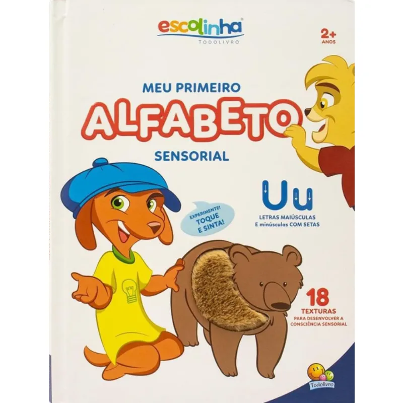 Escolinha Todolivro Meu Primeiro Alfabeto Sensorial Tatil