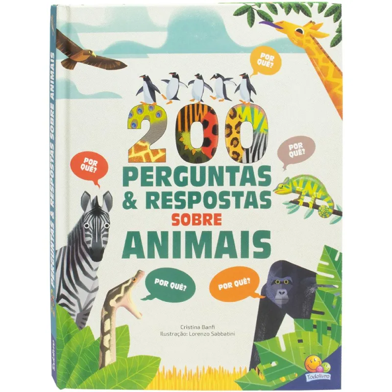 200 Perguntas E Respostas Sobre Animais - LC - Livros