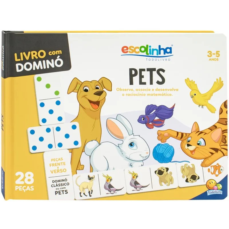 Escolinha Dominó: Pets - LC - Livros