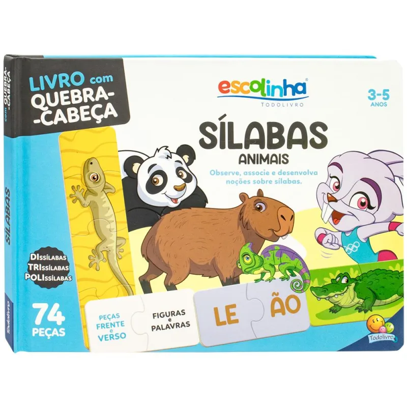 Escolinha Quebra-Cabeça: Sílabas - LC
