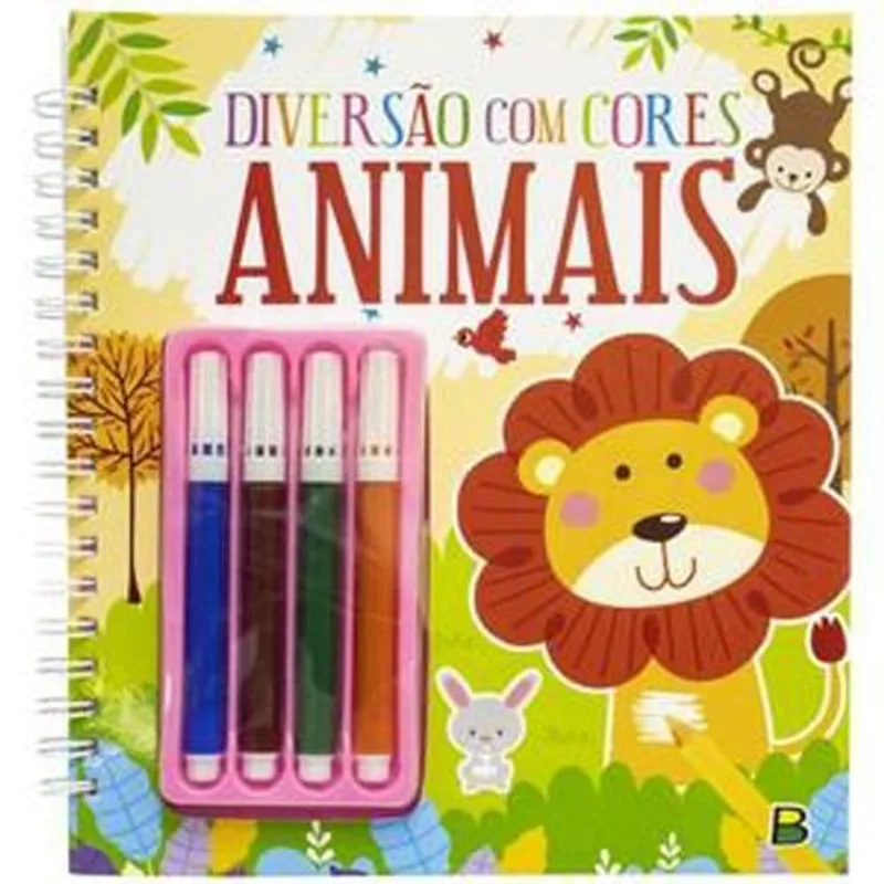 Livro Diversão Com Cores: Animais Brasileitura (MP)