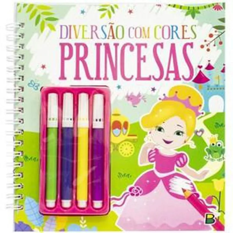 Livro Diversão Com Cores: Princesas Brasileitura (MP)