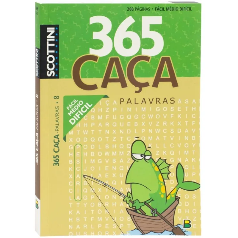 Livro de Atividades 365 CACA-PALAVRAS Scottini N.8 - Todolivro