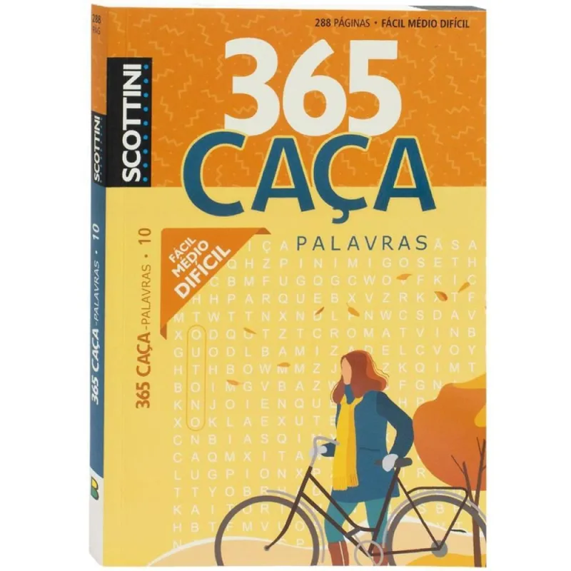 Livro de Atividades 365 CACA-PALAVRAS Scottini N10 - Todolivro - Livros