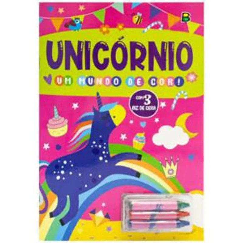 LIVRO UM MUNDO DE COR! UNICÓRNIO (MP) - BRASILEITURA