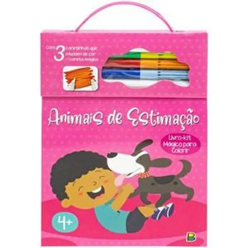 Livro Mágico Para Colorir: Animais De Estimação Brasileitura (MP)