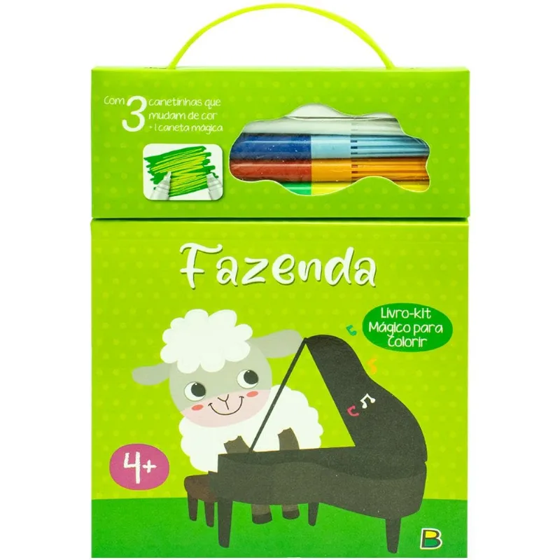 Livro Mágico Para Colorir - Fazenda