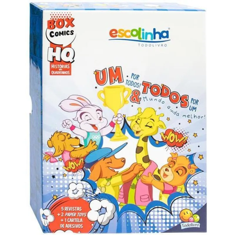 ESCOLINHA HQ BOX: UM POR TODOS & TODOS POR UM MUNDO AINDA MELHOR!