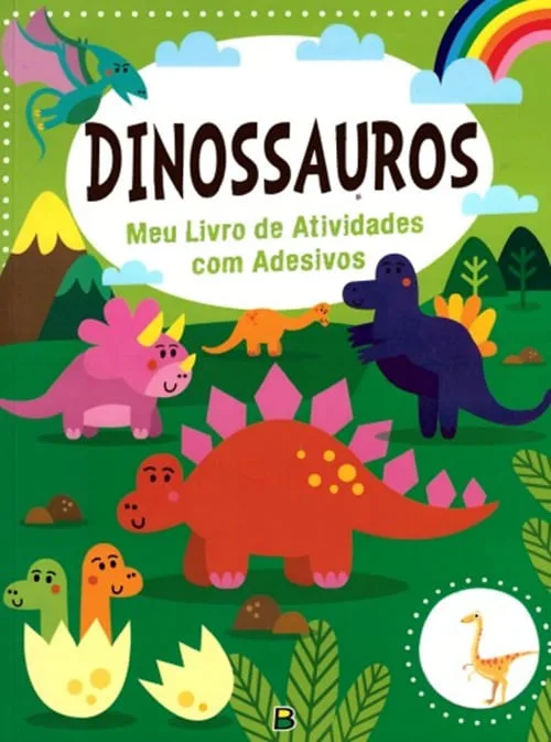 Meu Livro De Atividades Com Adesivos: Dinossauros - LC