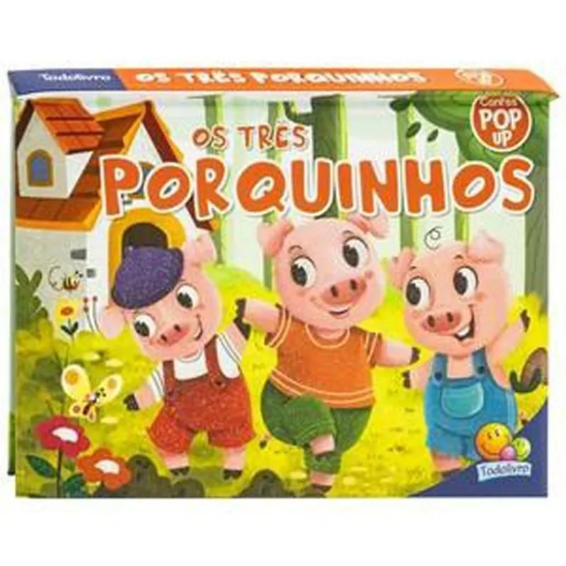Livro Contos Pop-up: Três Porquinhos, Os Todolivro (MP)