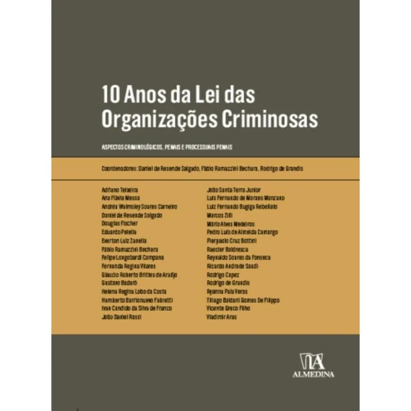 10 ANOS DA LEI DAS ORGANIZAÇÕES CRIMINOSAS