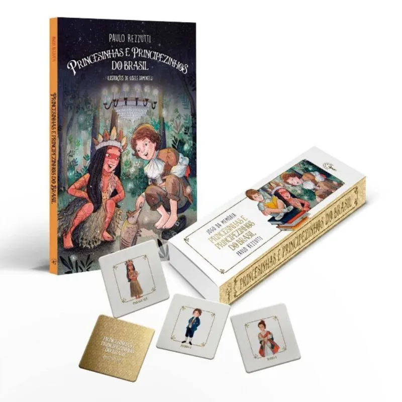 Kit - Princesinhas E Principezinhos Do Brasil: Livro + Jogo Da Memória