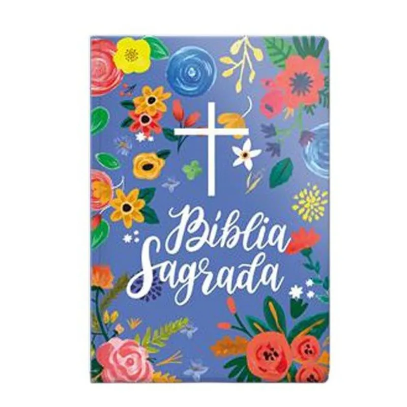 Livro Bíblia Nvt Semi Luxo Céu Azul Geografica (MP)