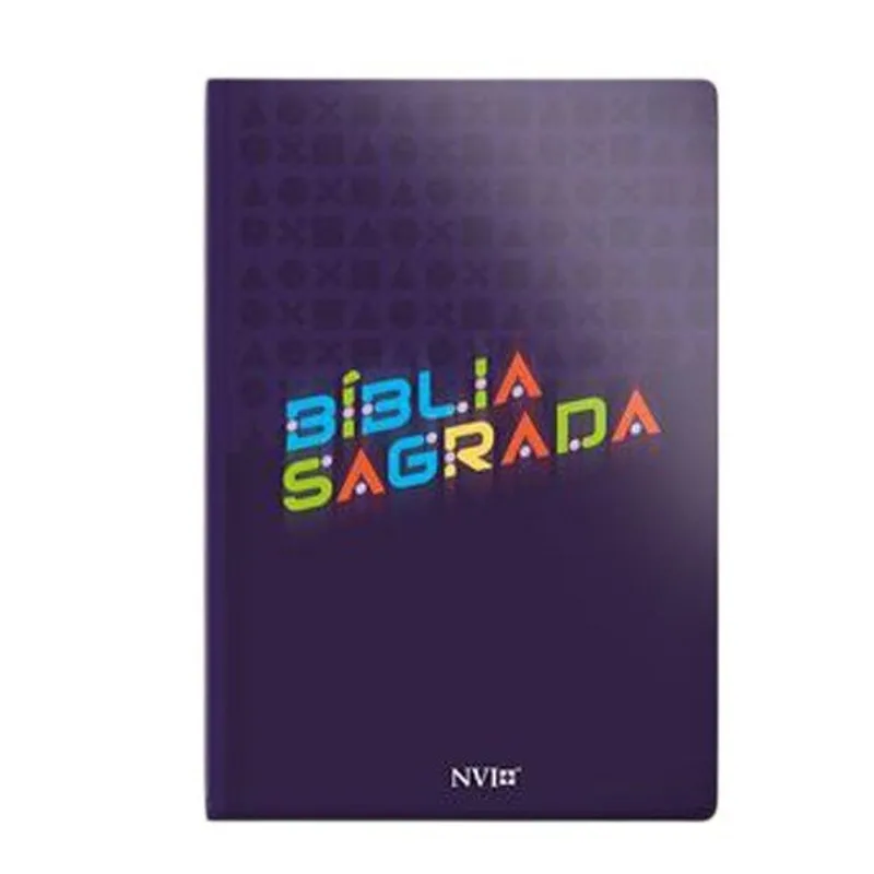 Livro Bíblia Nvi Slim Semi Luxo Color Pop It Geografica (MP)