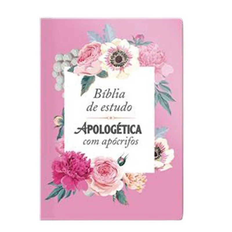 Livro Bíblia Apologética Com Apócrifos Rosa Geografica (MP)