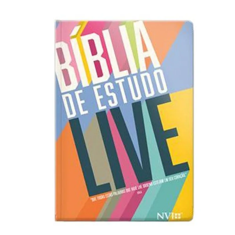 Livro Bíblia De Estudo Live Nvi Tone Geografica (MP)