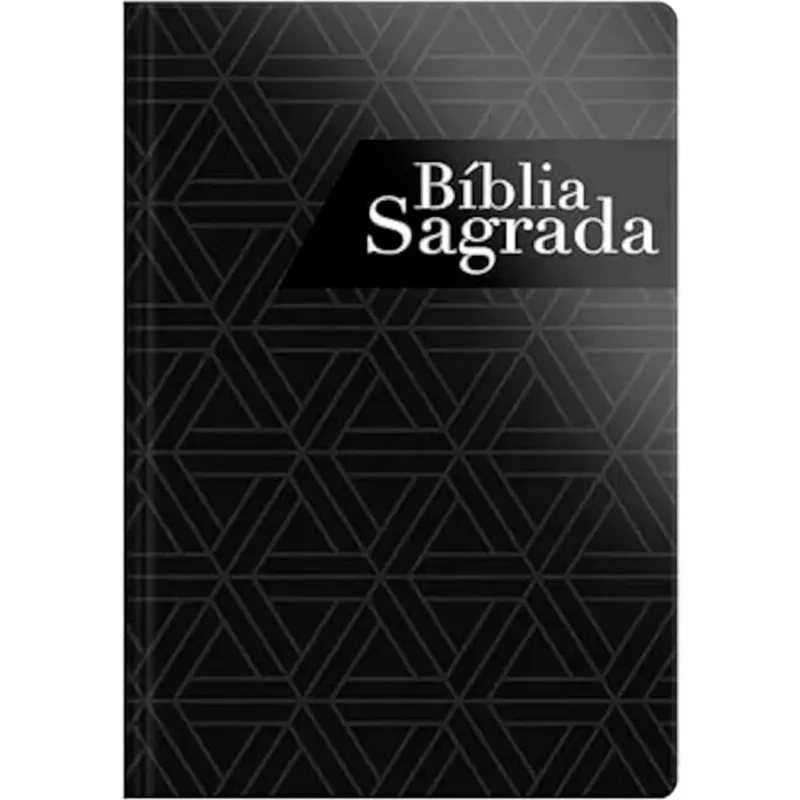 Livro Bíblia NVT Letra Grande Brochura Preta Geografica (MP)