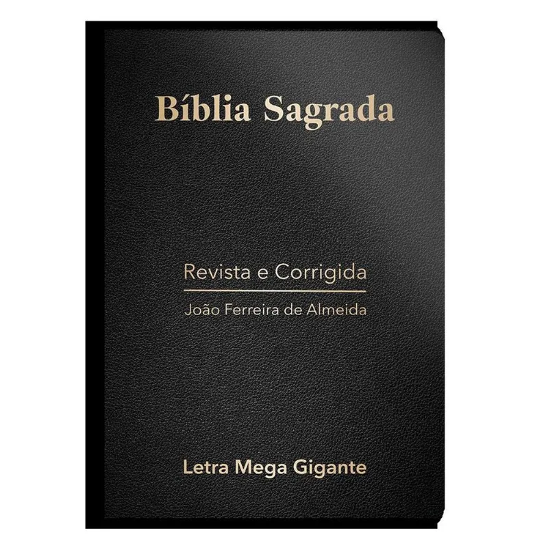 LIVRO BÍBLIA ARC MEHA GIGANTE - LUXO PRETA (MP) - GEOGRAFICA