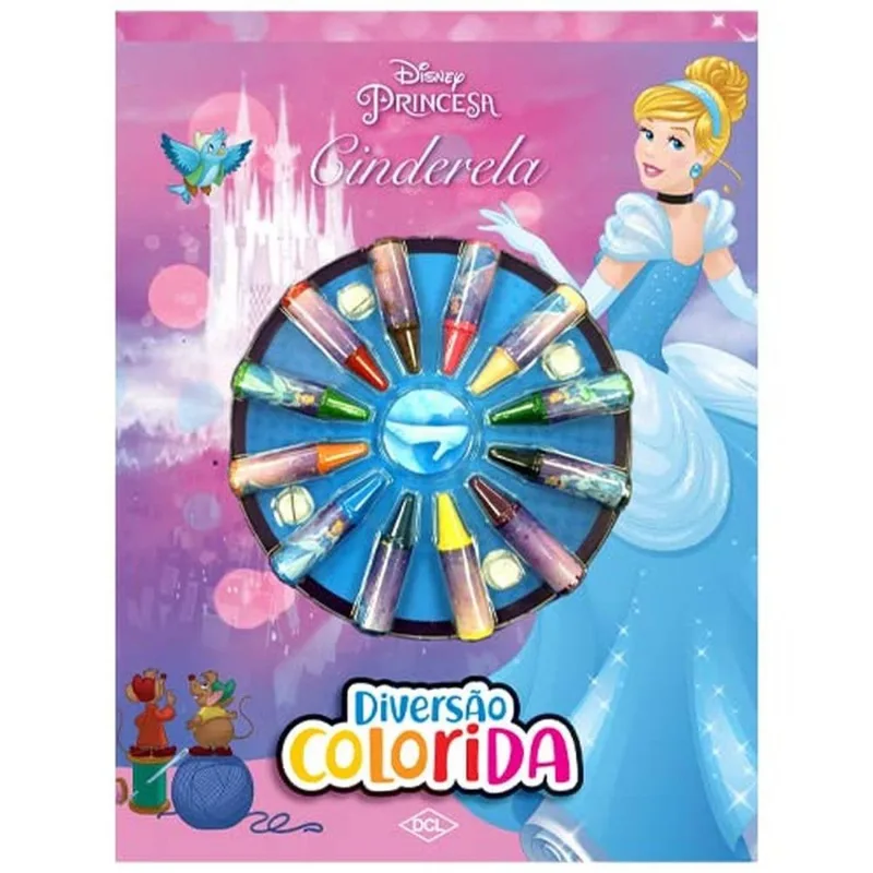 Livro Diversão Colorida - Cinderela (MP)