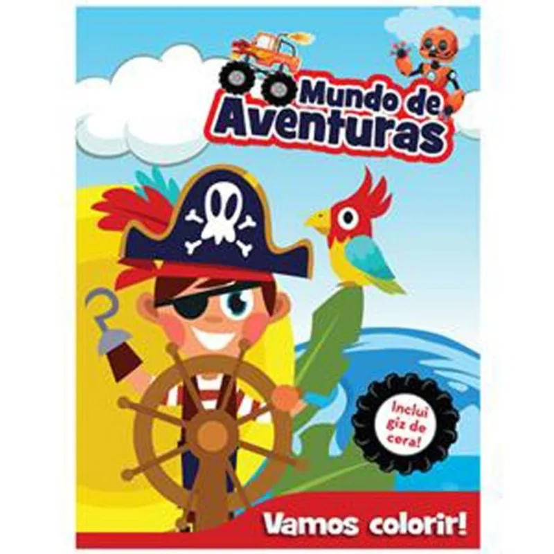 Livro Vamos Colorir Mundo De Aventuras DCL (MP)