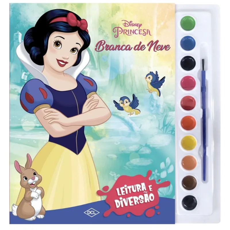 Livro Aquarela Branca de Neve Disney DCL 8030