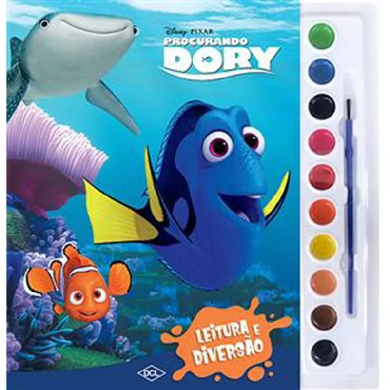 Livro Disney Aquarela Procurando Dory DCL (MP)