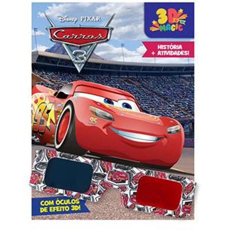 Livro Disney 3d Magic Carros 3 DCL (MP)