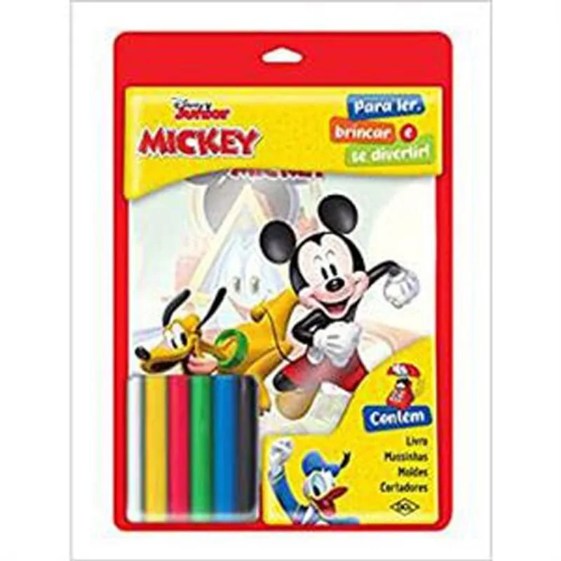 Livro Disney Massinha Divertida Mickey Blister DCL (MP)