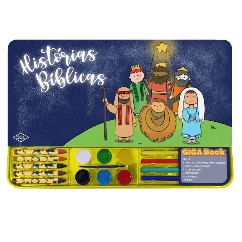 Livro Giga Box - Histórias Bíblicas - Editora DCL