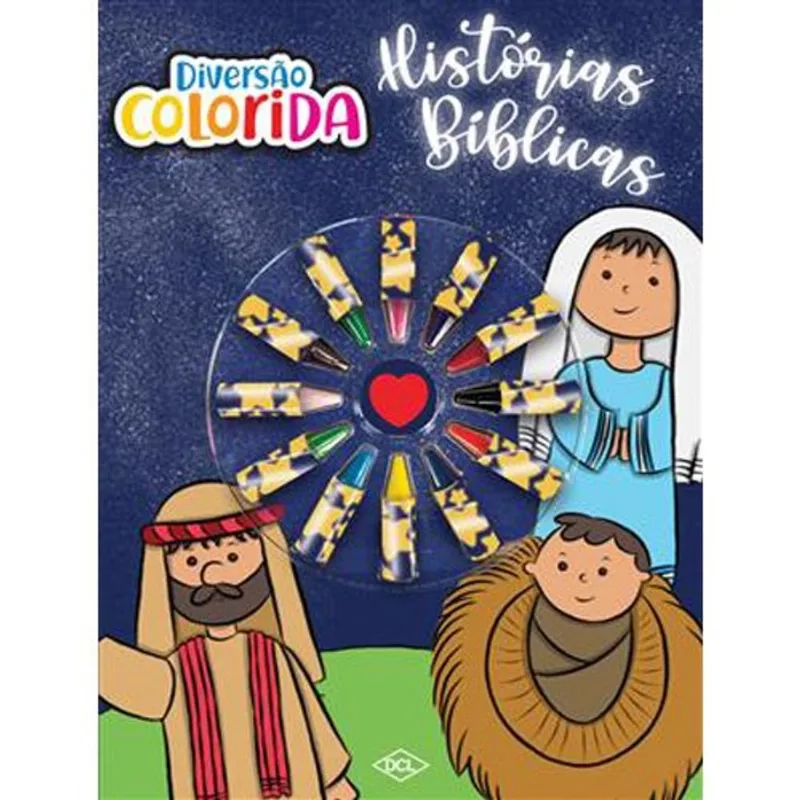 Livro Cores Histórias Bíblicas DCL (MP)