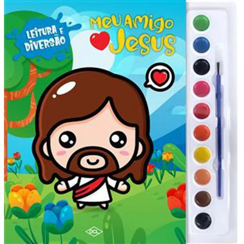 Livro Aquarela Meu Amigo Jesus DCL (MP)