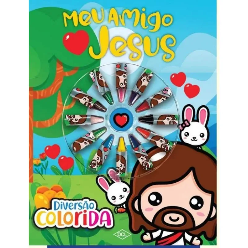 Livro Diversão Colorida - Meu Amigo Jesus - Editora DCL