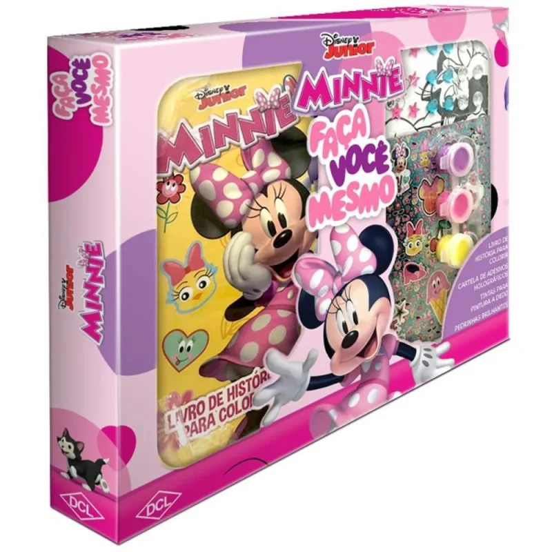 Livro Infantil Colorir Minnie Faca Voce Mesmo - DCL