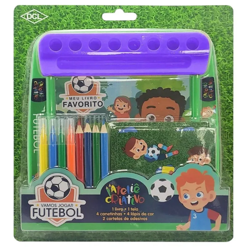 Livro Atêlie Criativo Vamos Jogar Futebol DCL (MP)