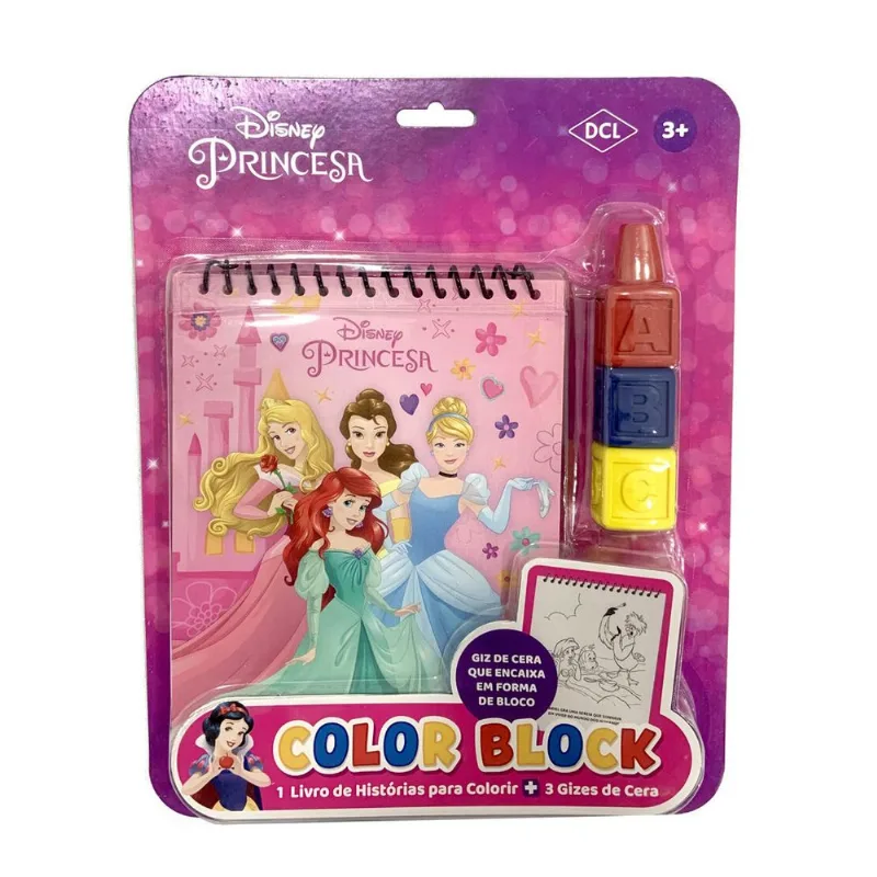 Livro Color Block Princesas - D8270 D8270