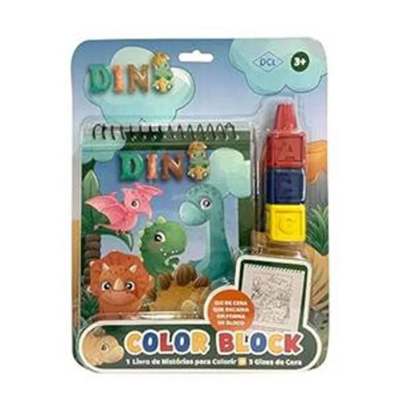 Livro Color Block Dinossauros DCL (MP)