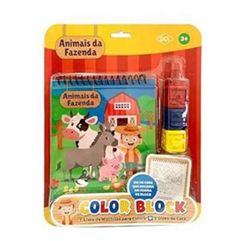 Livro Color Block Animais Da Fazenda DCL (MP)
